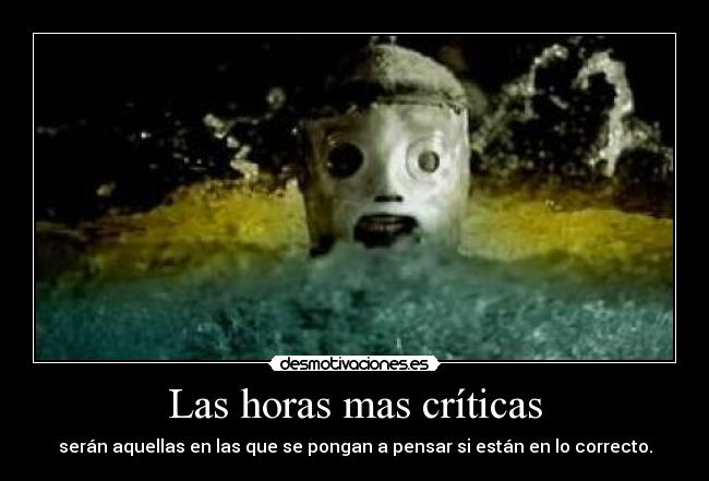 Las horas mas críticas - 