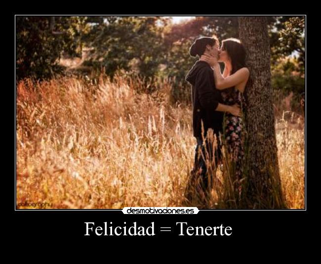 Felicidad = Tenerte  - 