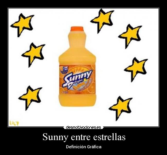 carteles sunny estrellas desmotivaciones