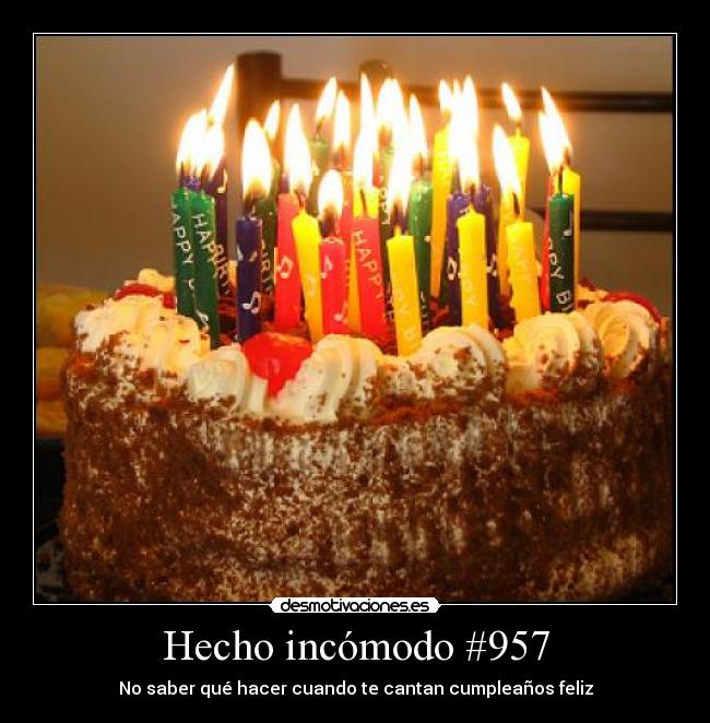 Hecho incómodo #957 - 