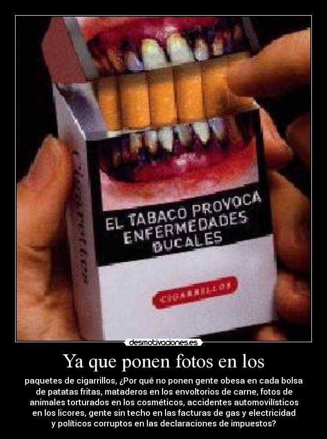 Ya que ponen fotos en los - 