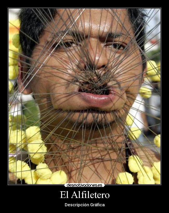 El Alfiletero - Descripción Gráfica