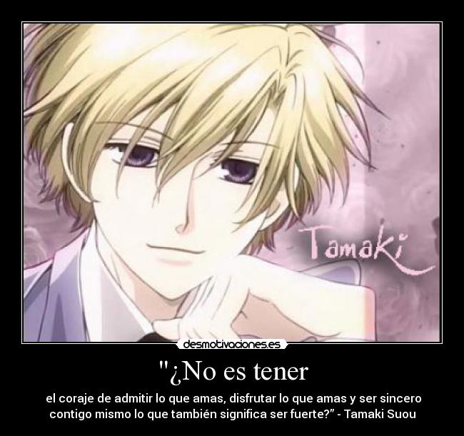 carteles ouran host club anime tamaki desmotivaciones