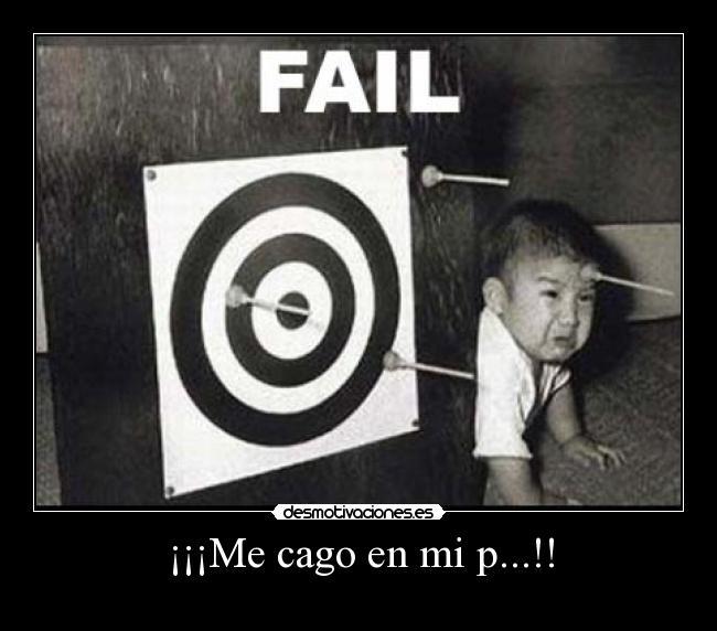 ¡¡¡Me cago en mi p...!! -
