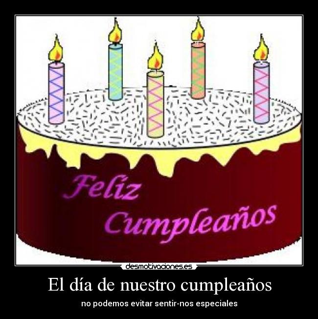 carteles cumple tarta pastel desmotivaciones