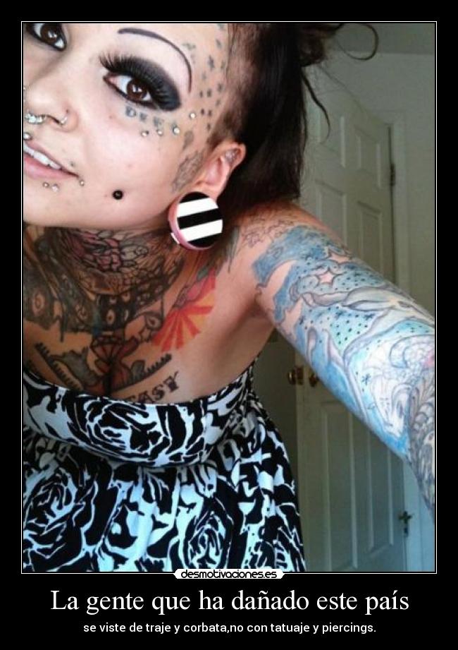 La gente que ha dañado este país -