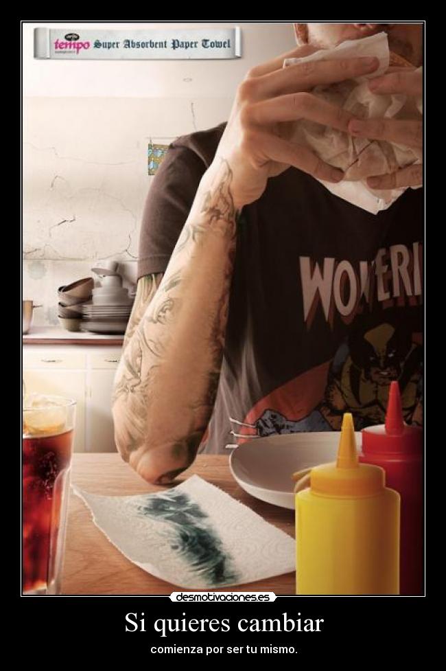 Si quieres cambiar -