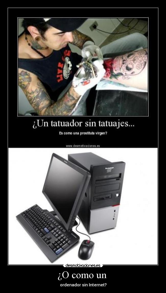 ¿O como un - ordenador sin Internet?