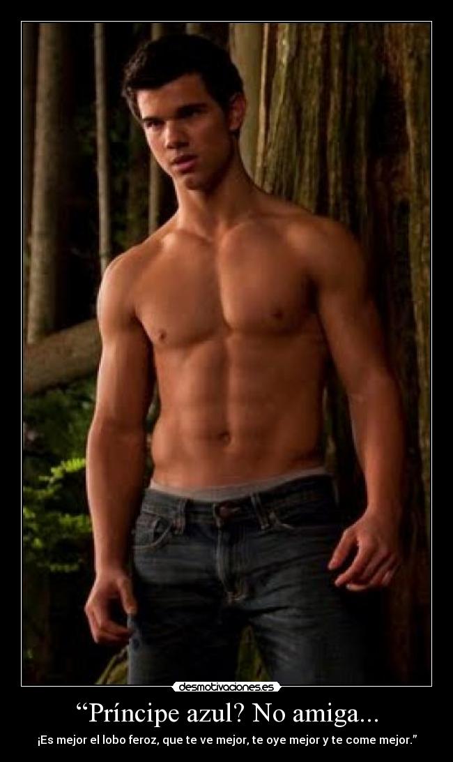 “Príncipe azul? No amiga... - ¡Es mejor el lobo feroz, que te ve mejor, te oye mejor y te come mejor.”