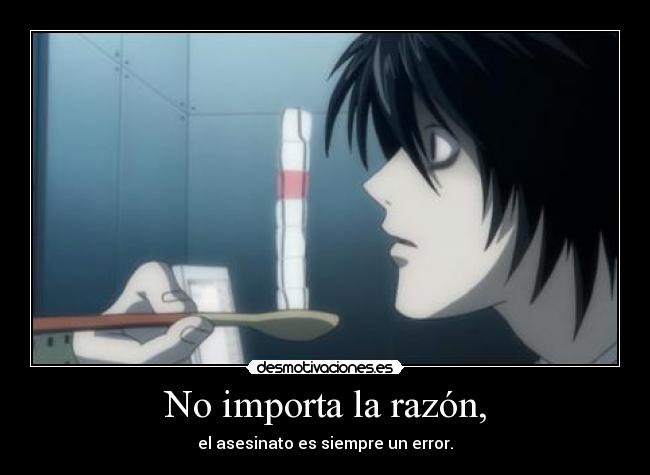 carteles death note asesinato muerte desmotivaciones