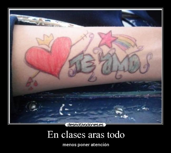 carteles claseste amoquien desmotivaciones