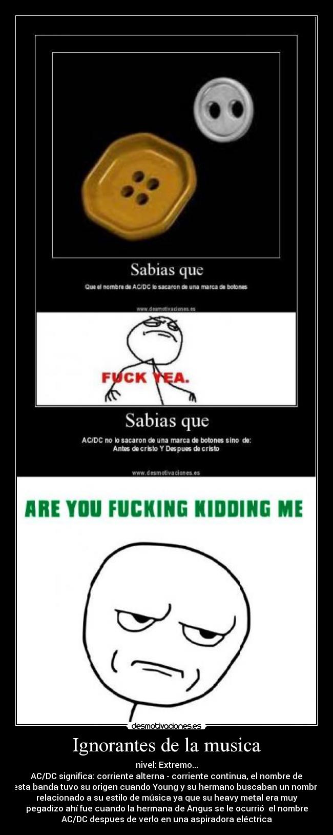 Ignorantes de la musica -