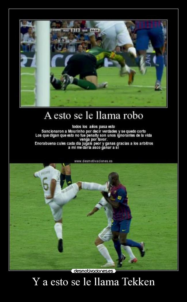 Y a esto se le llama Tekken -