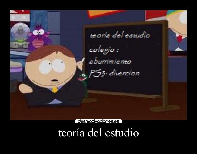 teoría del estudio - 
