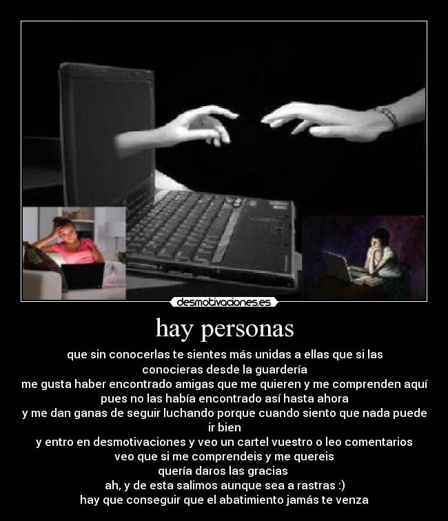 hay personas -