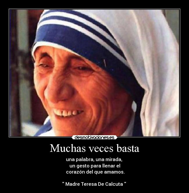 Muchas veces basta -
