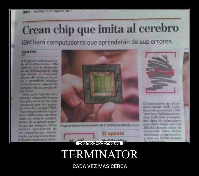 TERMINATOR - CADA VEZ MAS CERCA