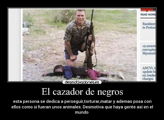 El cazador de negros -