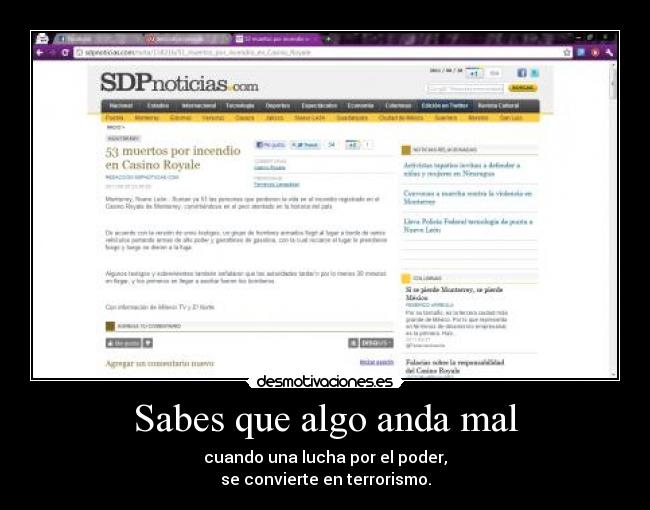 carteles httpsdpnoticiascomnota15821651_muertos_por_incendio_en_casino_royale desmotivaciones