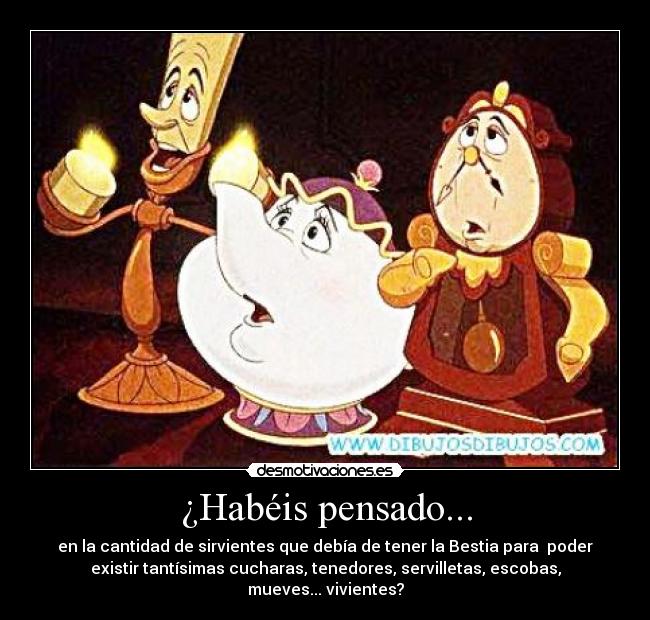 ¿Habéis pensado... - 