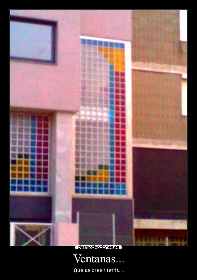 Ventanas... - Que se creen tetris....