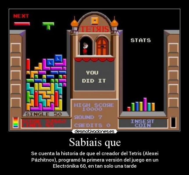 carteles tetris leyenda historia rusia origen videojuego clasico retro desmotivaciones