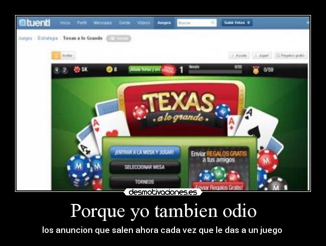 Porque yo tambien odio - los anuncion que salen ahora cada vez que le das a un juego 