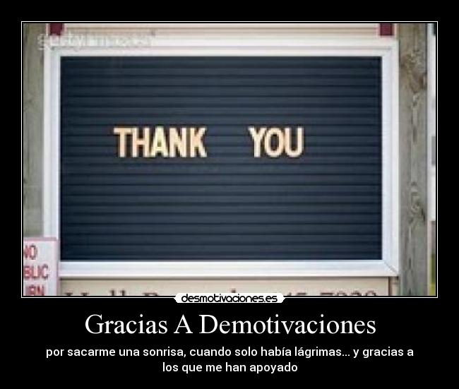 Gracias A Demotivaciones - 