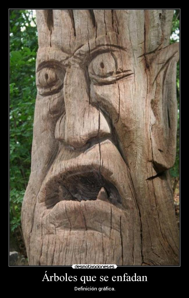Árboles que se enfadan - 
