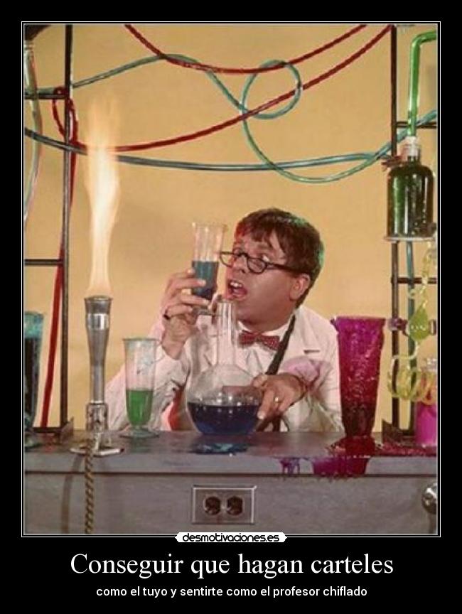 Conseguir que hagan carteles - 