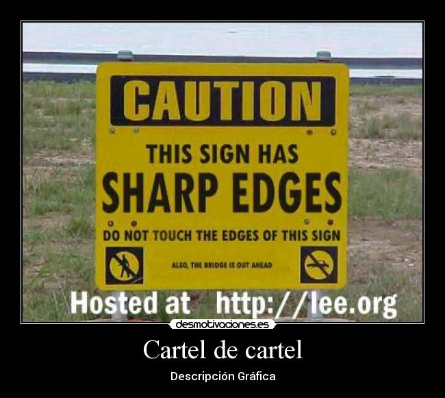 Cartel de cartel - Descripción Gráfica