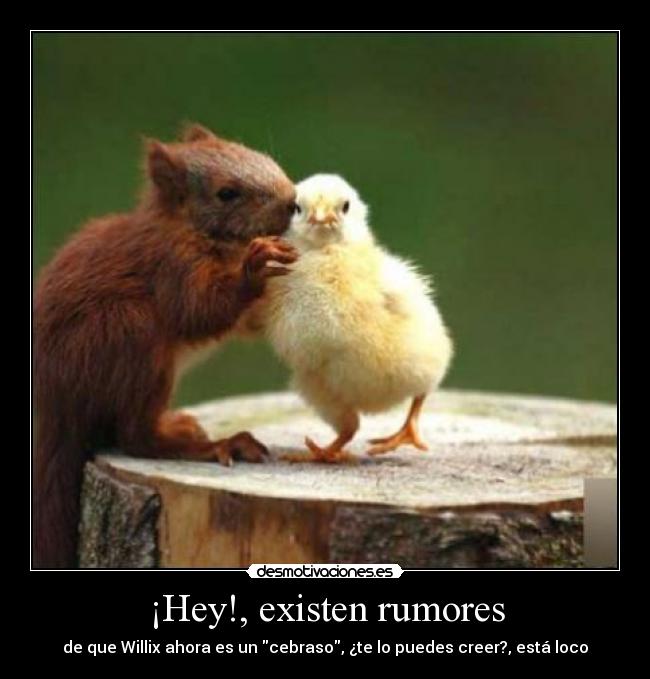 ¡Hey!, existen rumores -