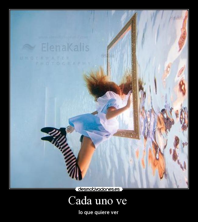 carteles cada uno que quiere ver desmotivaciones