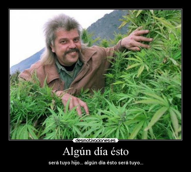 Algún día ésto - será tuyo hijo... algún día ésto será tuyo...