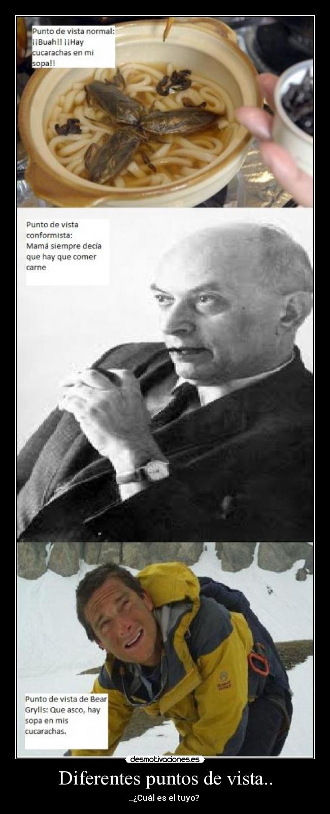 Diferentes puntos de vista.. - ..¿Cuál es el tuyo? 