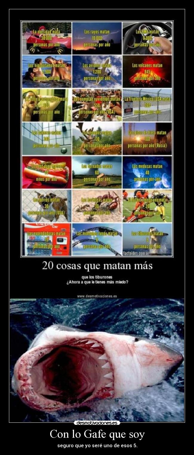 carteles tiburon gafe desmotivaciones