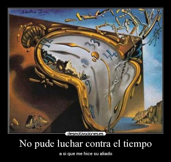No pude luchar contra el tiempo -