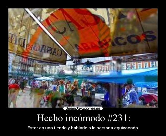 Hecho incómodo #231: - 