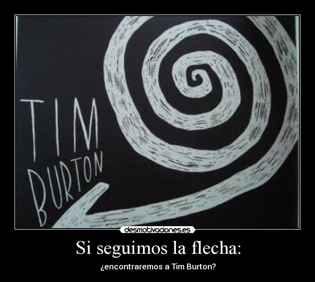 Si seguimos la flecha: -