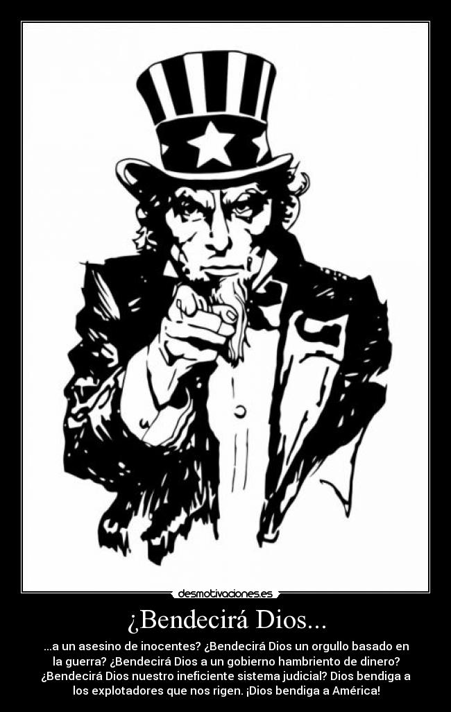 carteles dios dios tio sam desmotivaciones