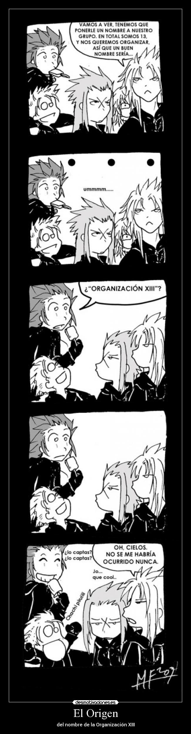 El Origen - del nombre de la Organización XIII