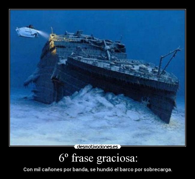 6º frase graciosa: -