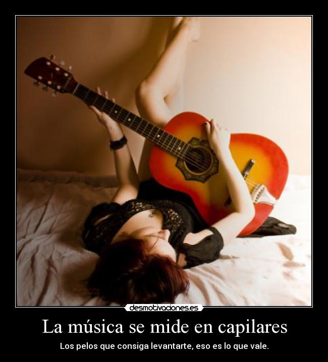 La música se mide en capilares -