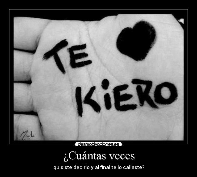 ¿Cuántas veces -