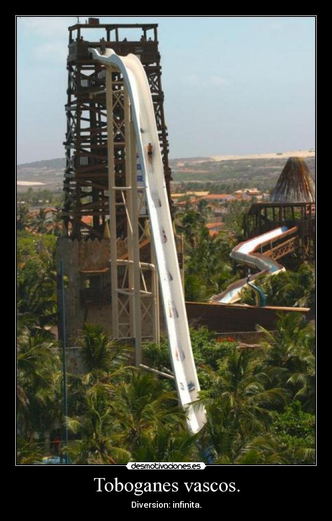 Toboganes vascos. -