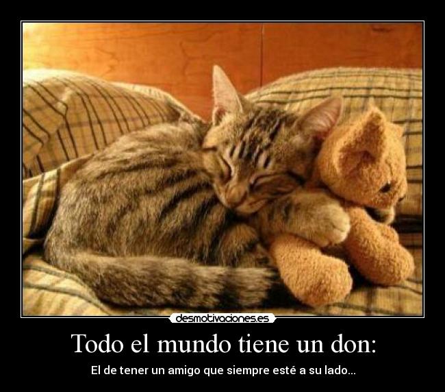 Todo el mundo tiene un don: -