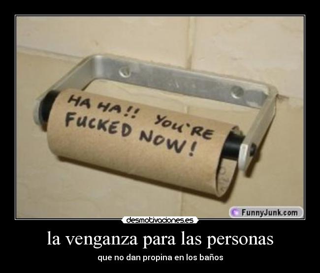 la venganza para las personas -