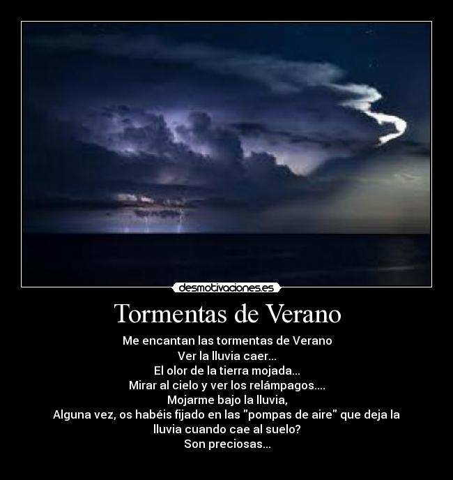 Tormentas de Verano -