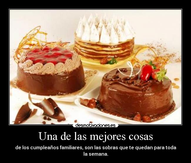 Una de las mejores cosas -