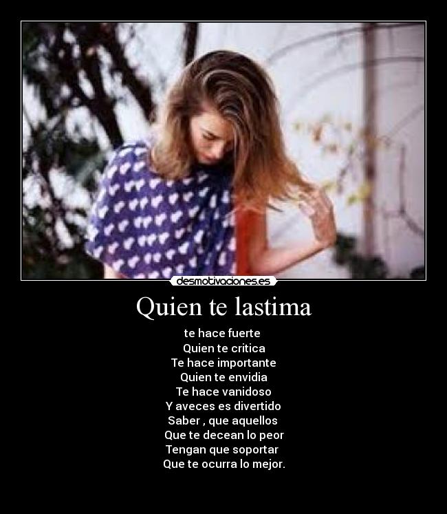 Quien te lastima - 